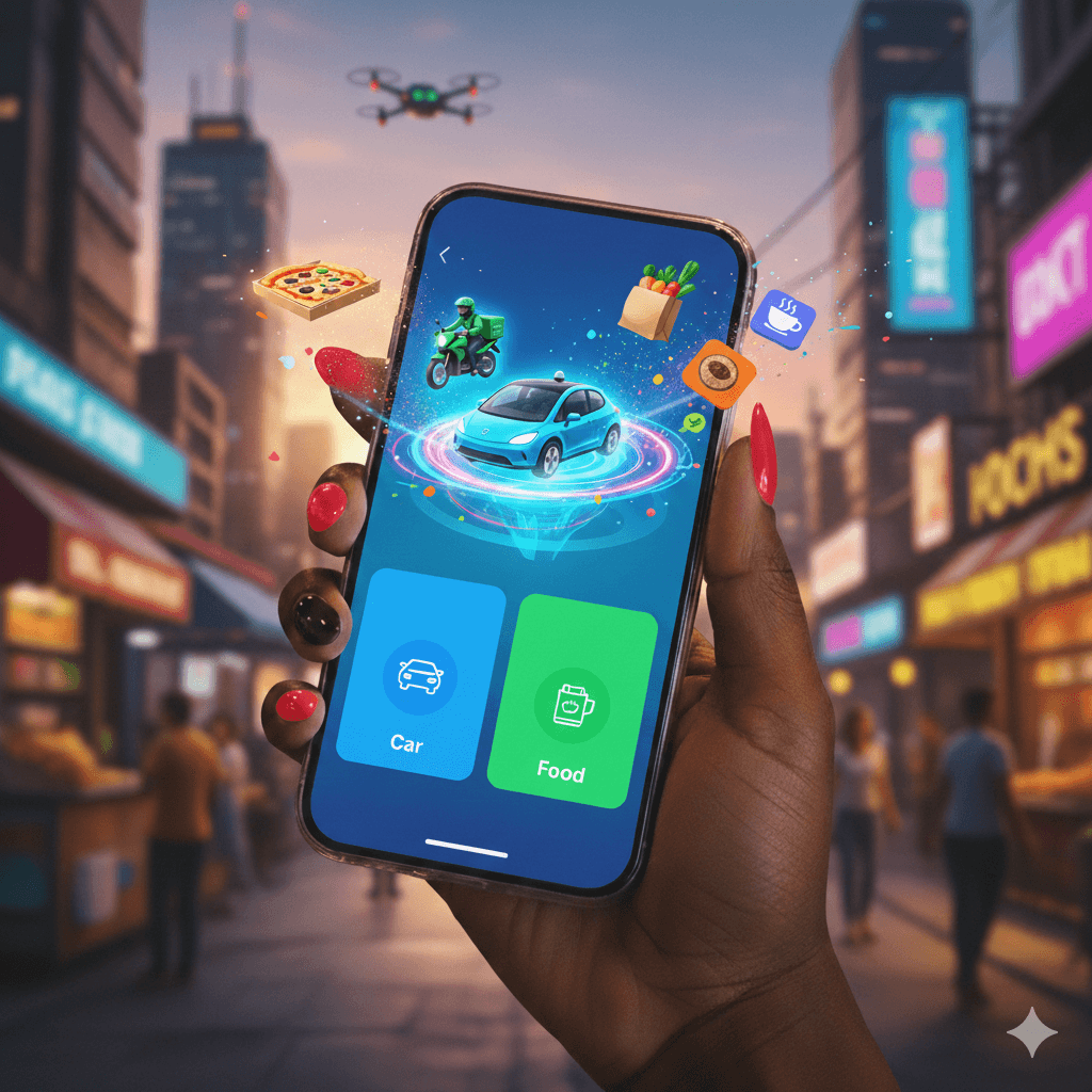 One app for transport, food, and essentials